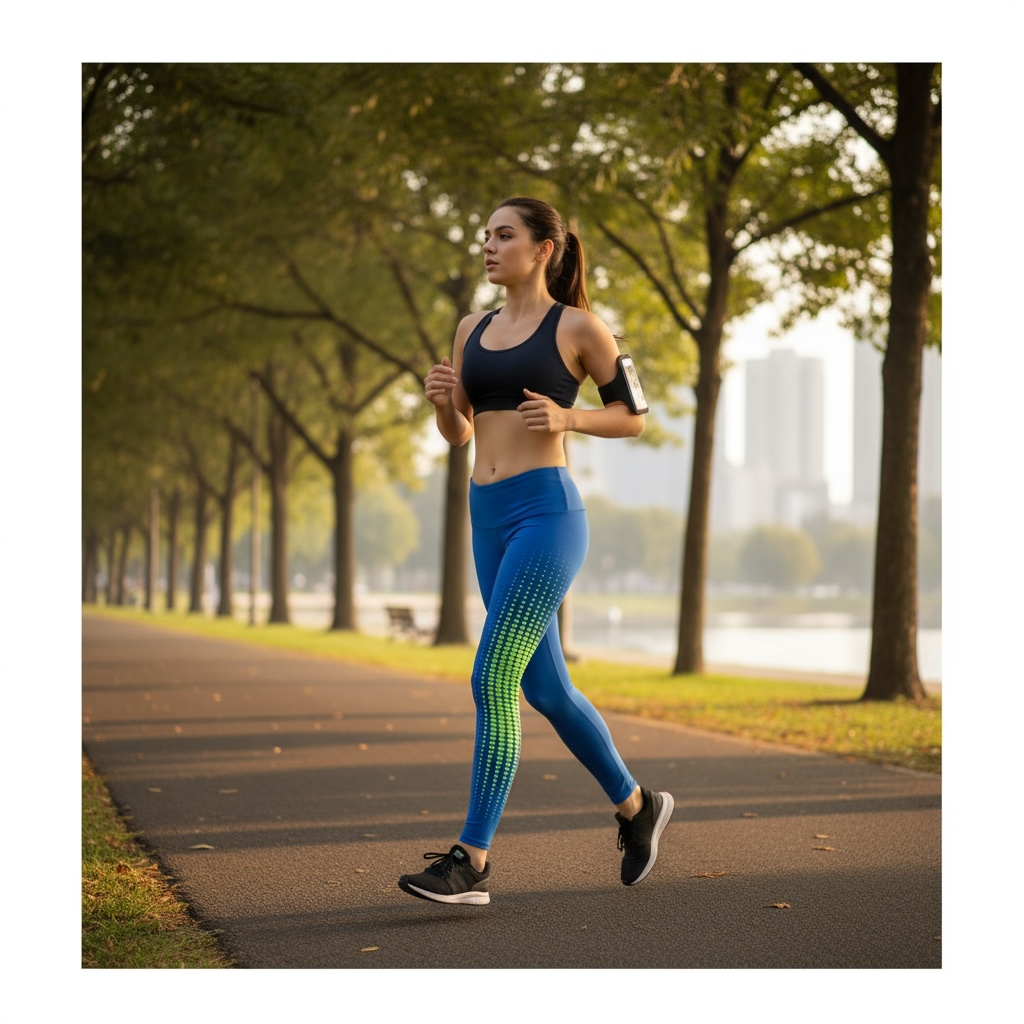 Electric Blue Motion Leggings