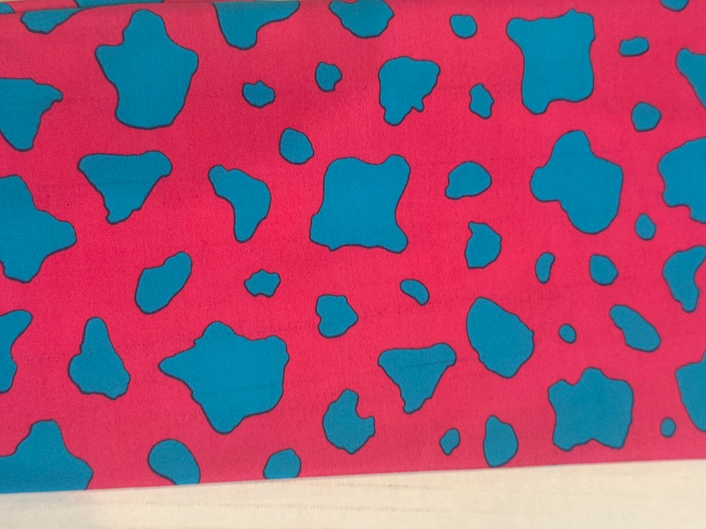 Hot Pink and Blue Burst Legging