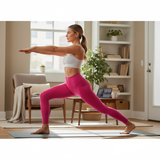 Hot Pink Scrunch Lift Leggings