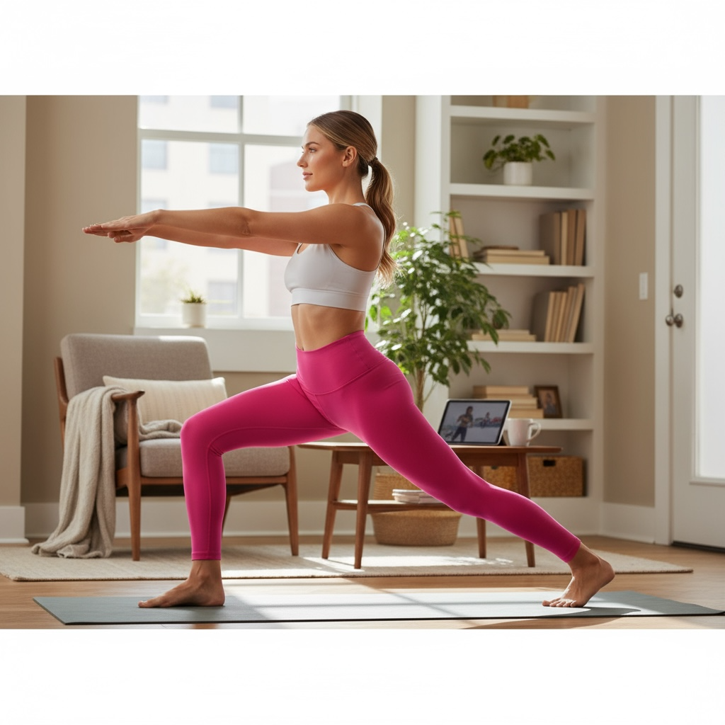 Hot Pink Scrunch Lift Leggings