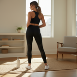 Black Urban Flex Mesh Leggings