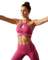 Rio Twist Sports Bra – Hot Pink
