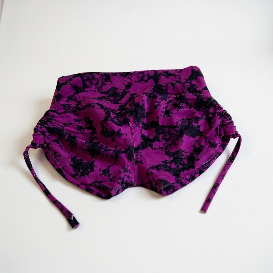 Adjustable Ruched Side Shorts