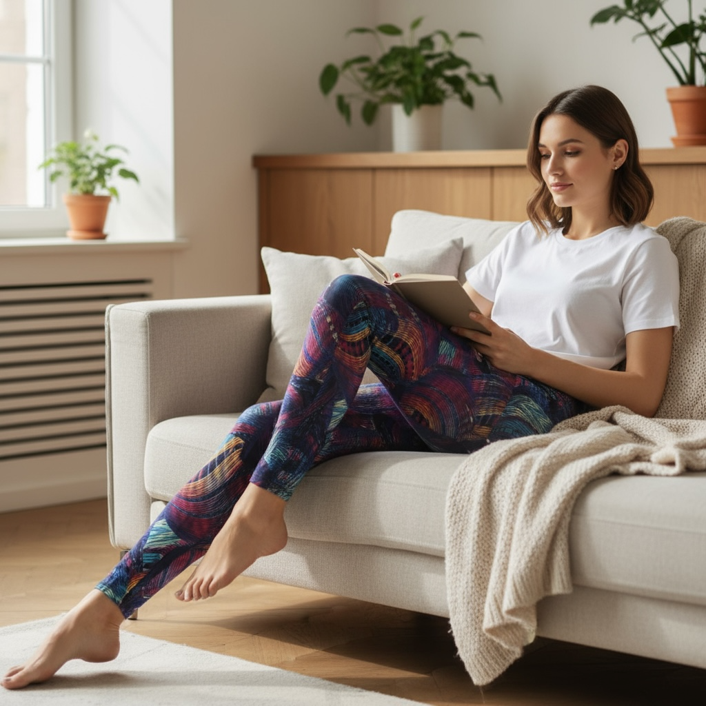 Aurora Brushstroke Leggings