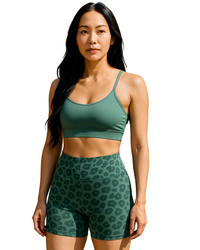 Jade Leopard 2 Piece Short Set