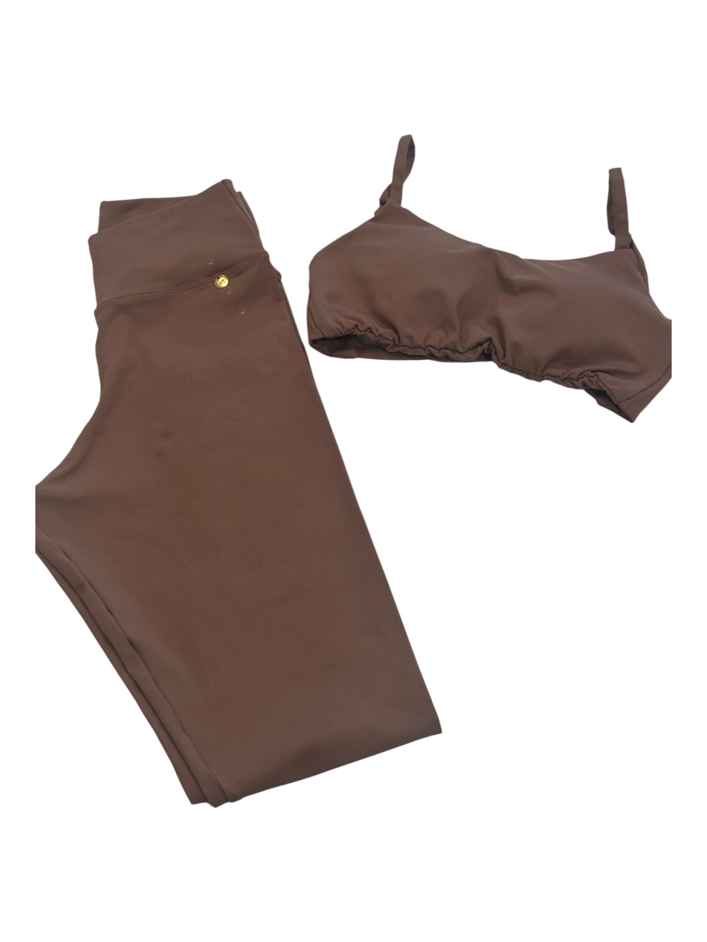 Chocolate Brown Athleisure Set