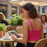 Rio Twist Sports Bra – Hot Pink