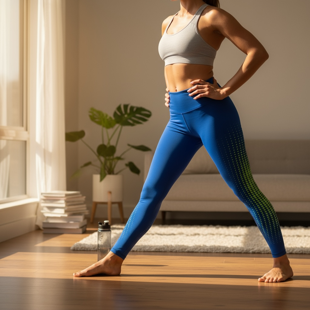 Electric Blue Motion Leggings