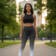 Fade Leggings – Black & White