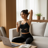 Midnight Cutout Crop Top