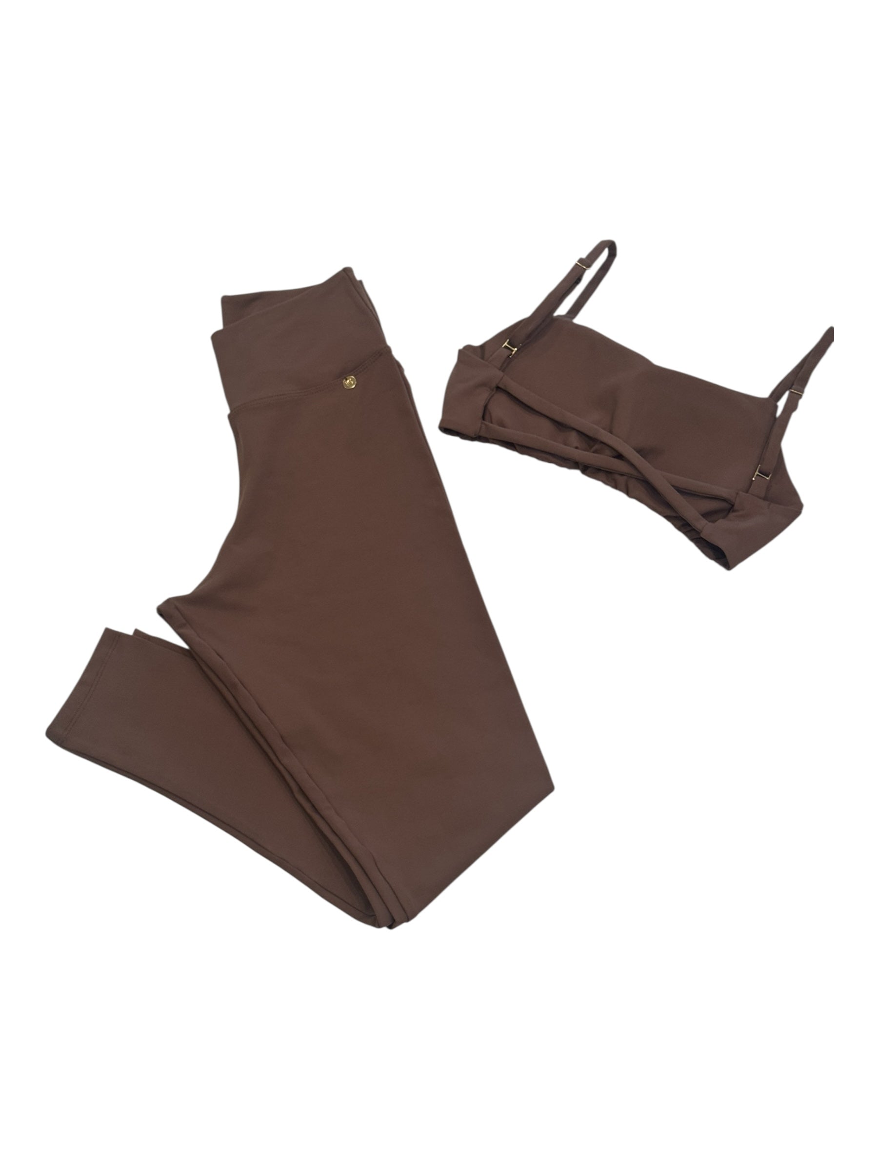 Chocolate Brown Athleisure Set