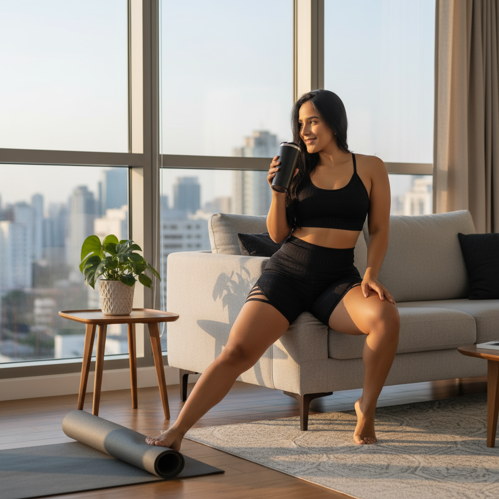 Black Ladder Cutout 2 Piece Set