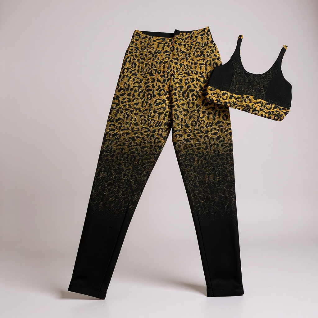 Golden Fierce Scrunch 2 Piece Set