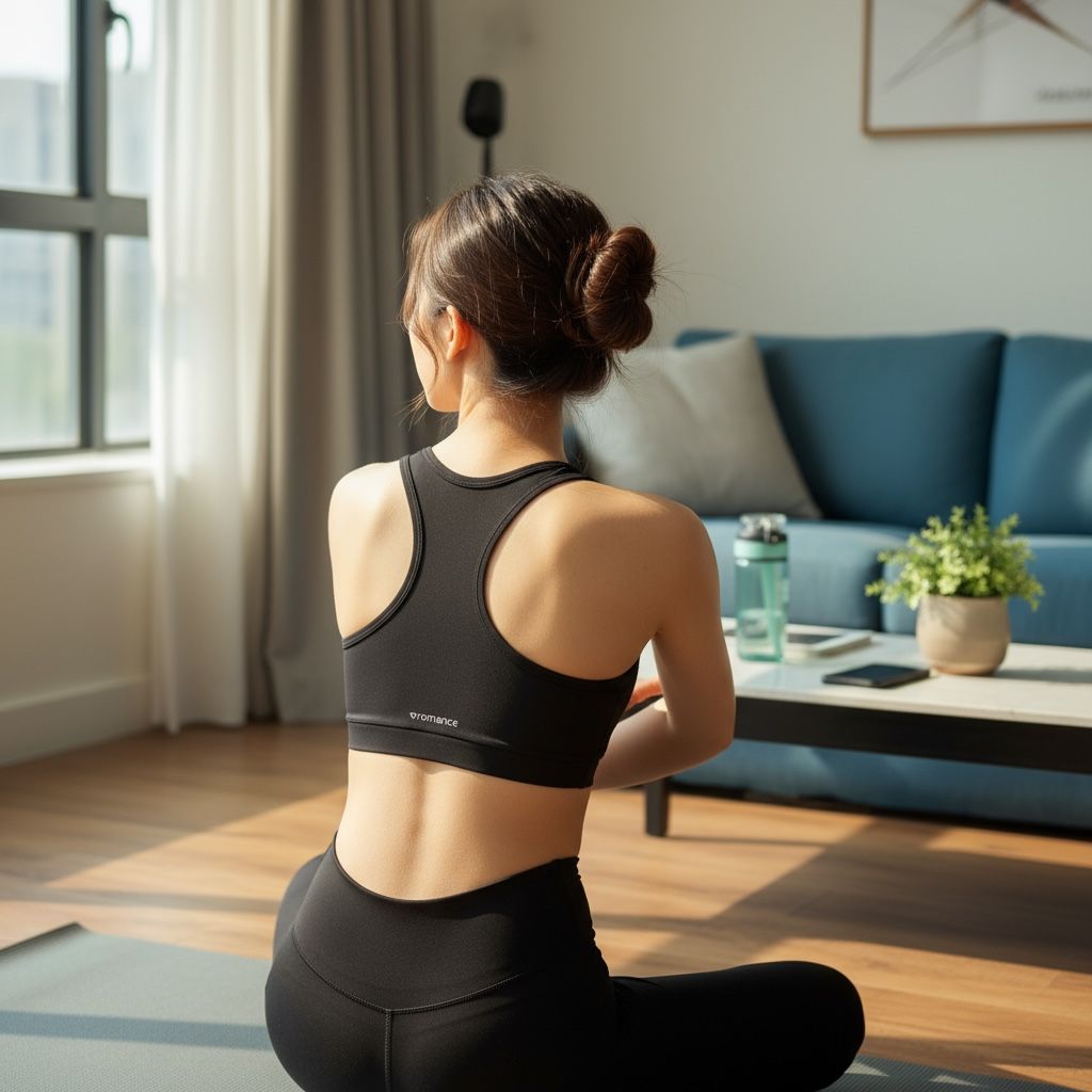 Romance Dotted Racerback Sports Bra