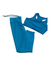 Blue Sculpt Scrunch 2 Piece Set