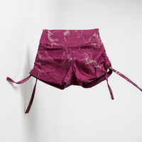 Adjustable Ruched Side Shorts