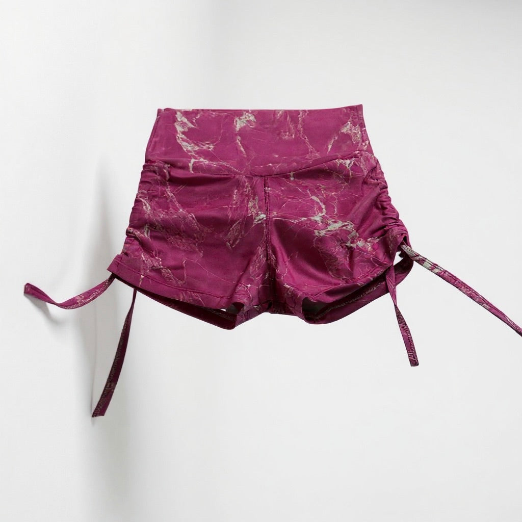 Adjustable Ruched Side Shorts