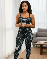 Marble Swirl Workout  2 Piece Set