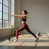 Wine & Graphite Sculpt Contour Leggings