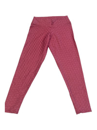 Wet Honeycomb Textured Leggings