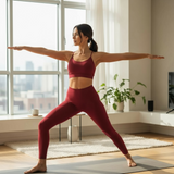 Crimson Flow Active  2 Piece Set- Red