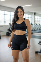 Black Ladder Cutout 2 Piece Set