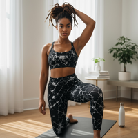 Marble Swirl Workout  2 Piece Set