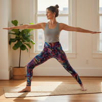 Aurora Brushstroke Leggings