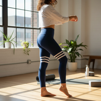 Navy Power Stride Leggings