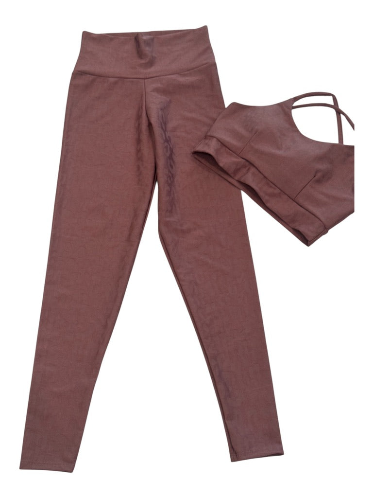 Terra Luxe Jacquard 2 Piece Set – Cocoa Leopard