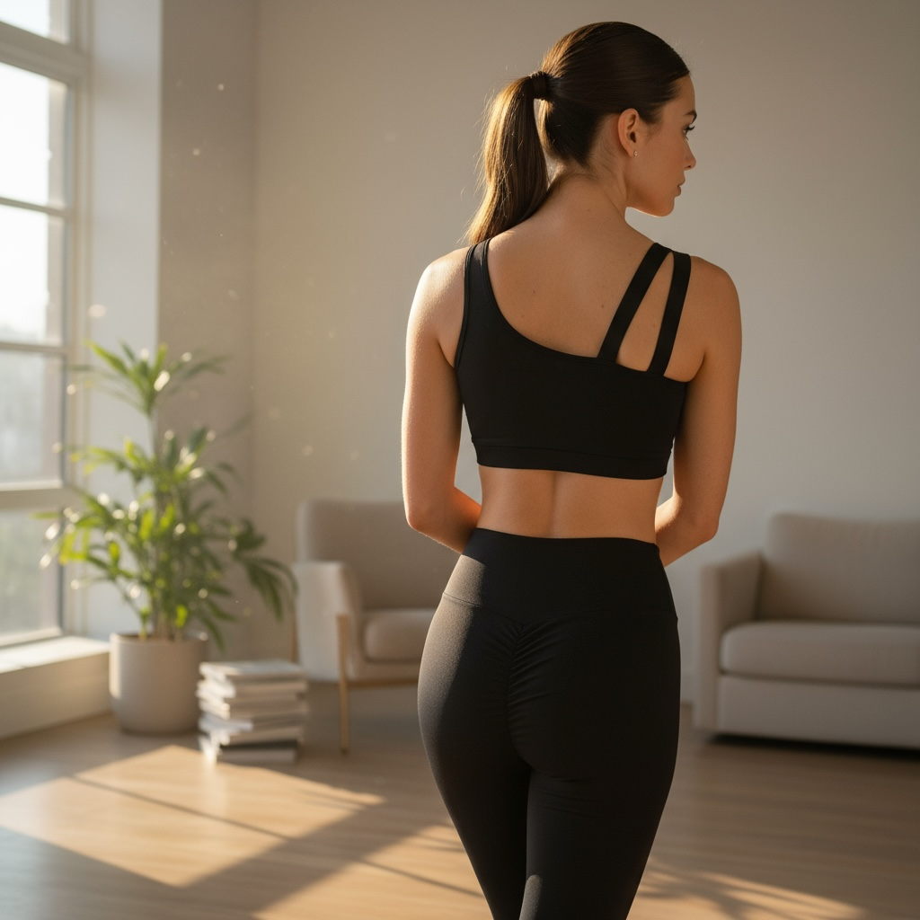 One-Shoulder Sports Bra