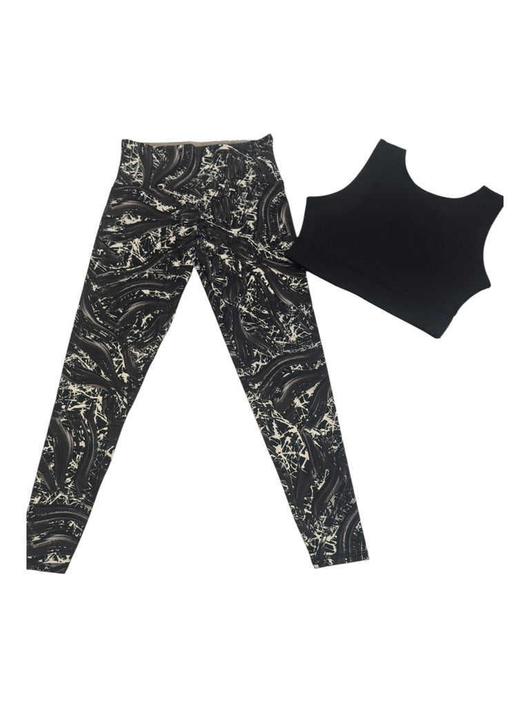 Midnight Marble Leggings
