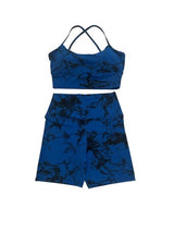 Blue Marble Print Two Piece set