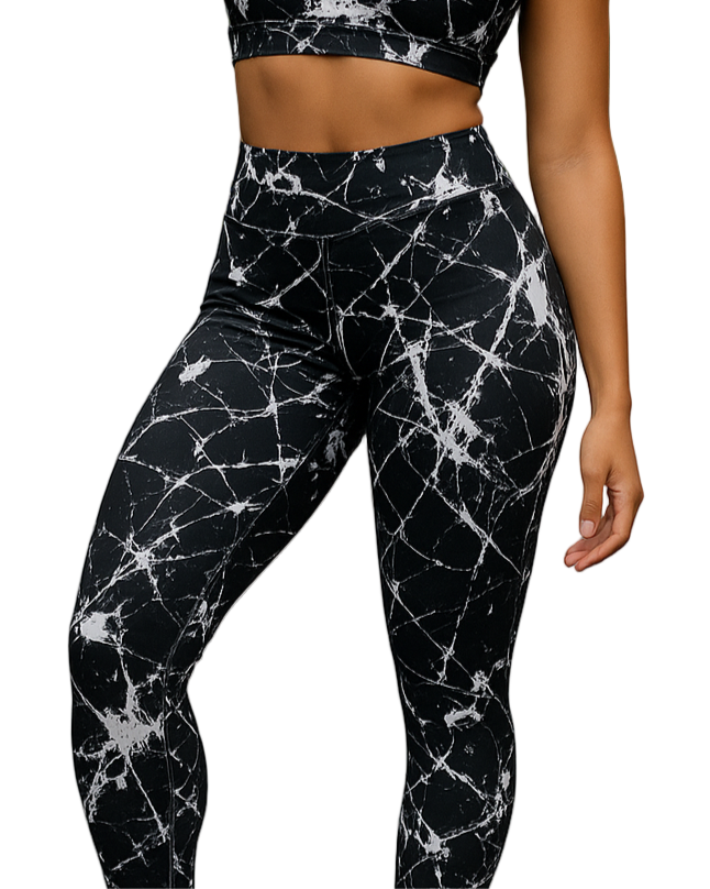Marble Swirl Workout  2 Piece Set