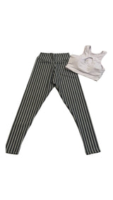 Rio Classic ZigZag Leggings – Black & White