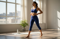 Viva Flex Textured Capri Leggings