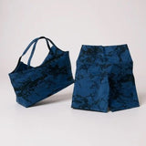 Blue Marble Print Two Piece set