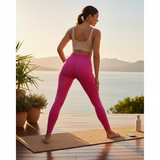 Hot Pink Scrunch Lift Leggings