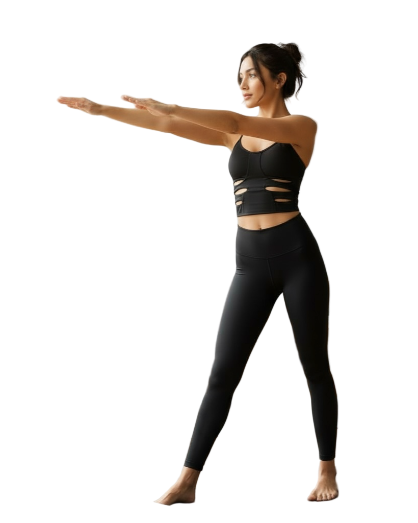 Midnight Cutout Crop Top