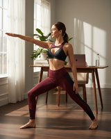 Bordeaux Eclipse Leggings