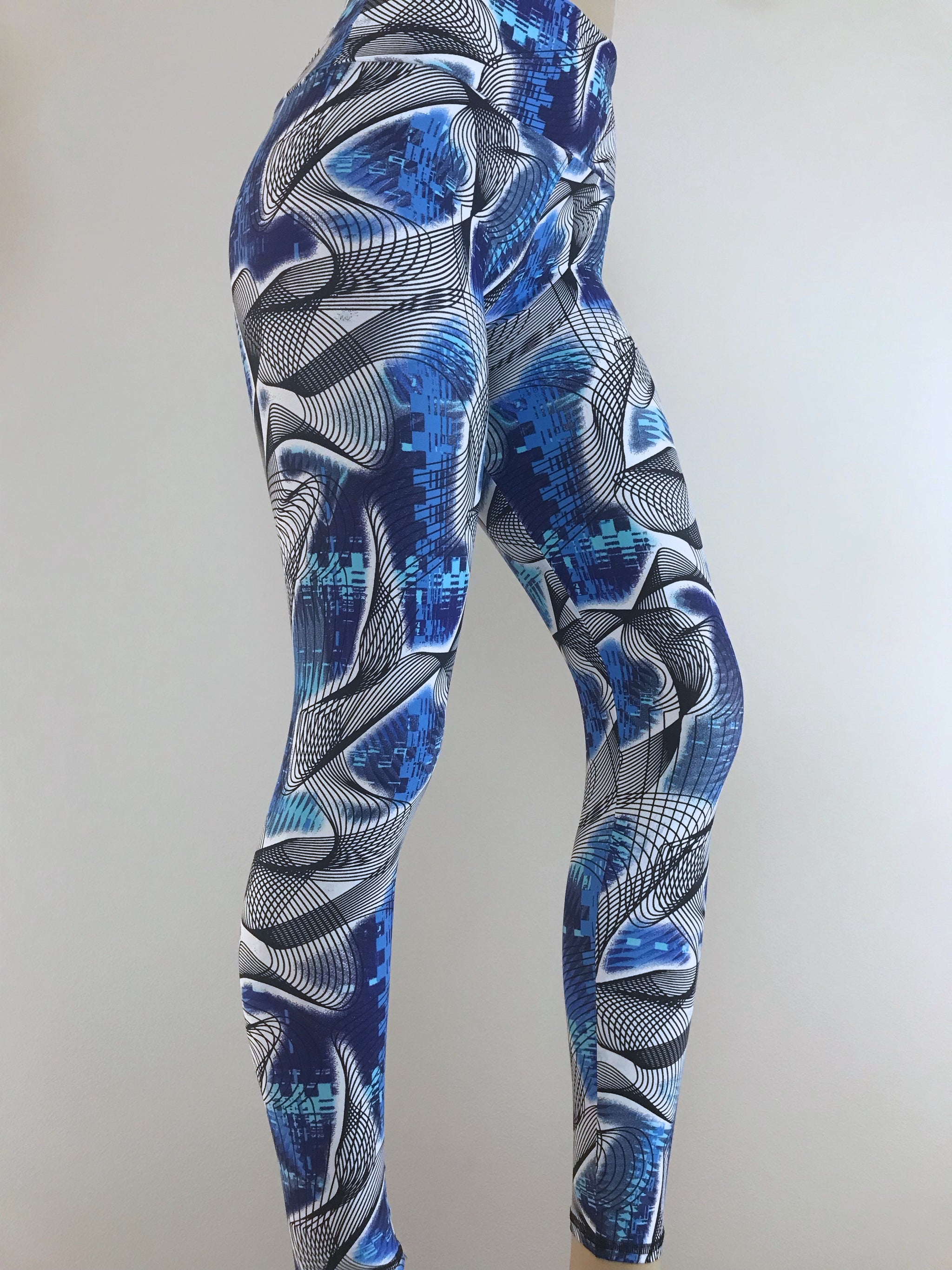 Ocean Wave Leggings