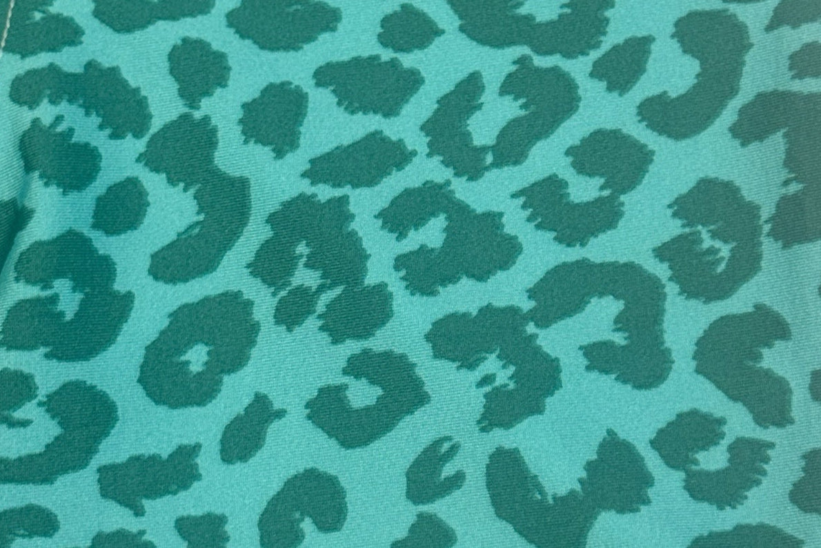 Jade Leopard 2 Piece Short Set